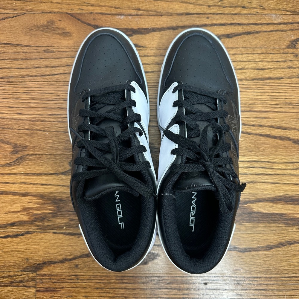 Nike Golf Air Jordan NU Retro 1 G Shoes Black/Cool Grey/White Mens Size 10 - Picture 7 of 8